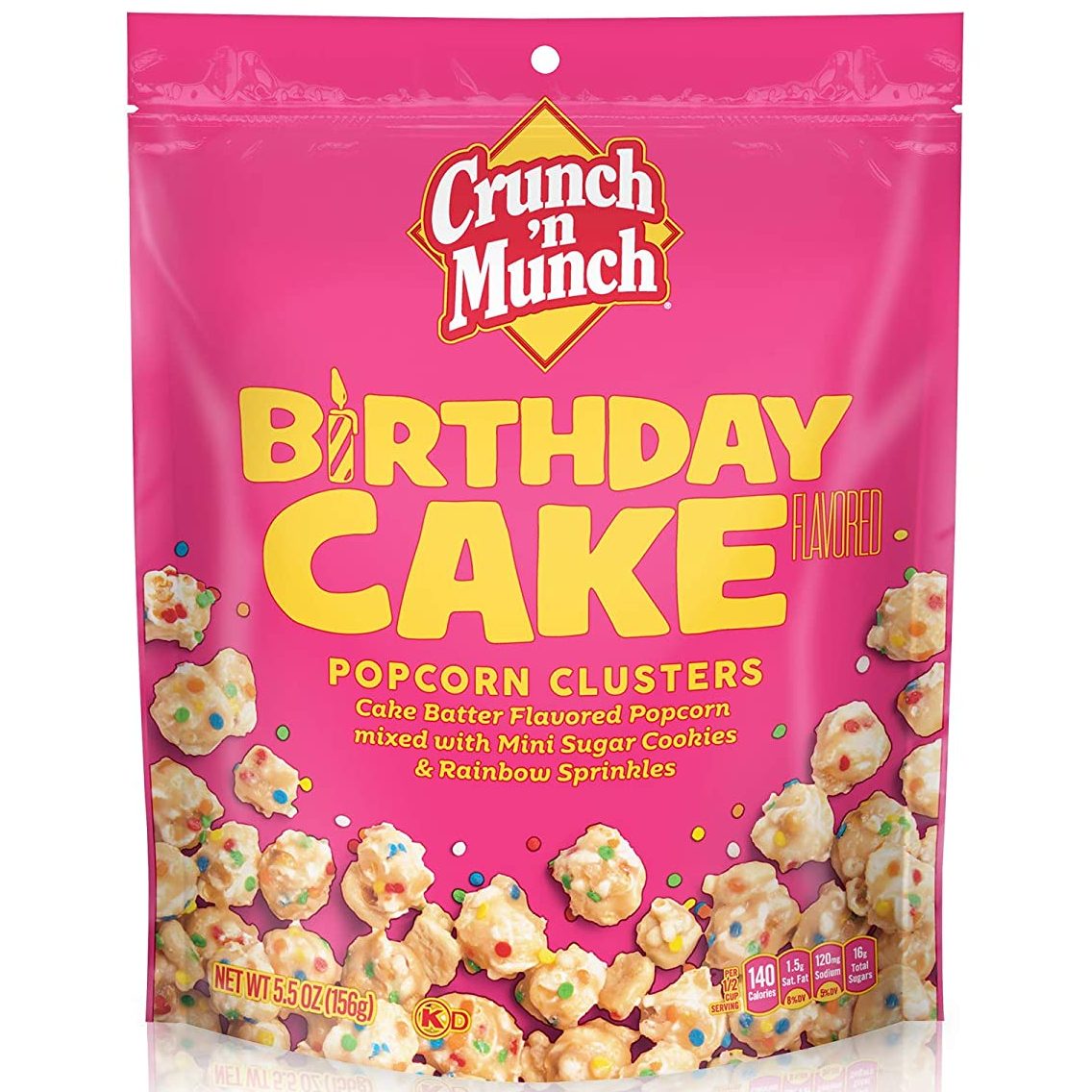 Crunch N Munch Birthday Cake Popcorn 156g – International Foods UK